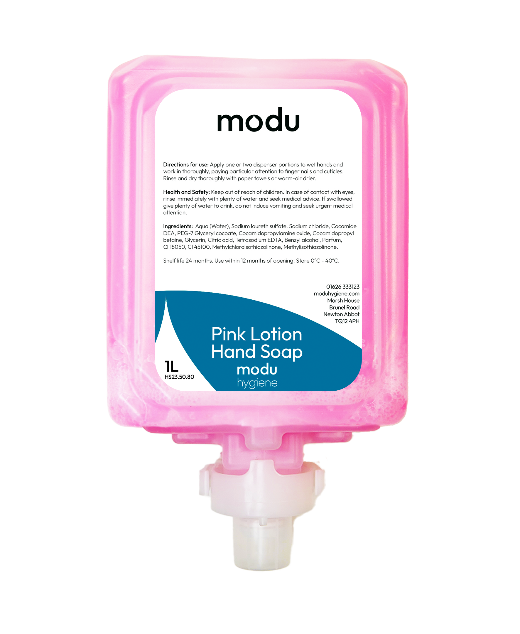 Perfumed Pink Lotion Soap Cartridges - 6 x 1L 